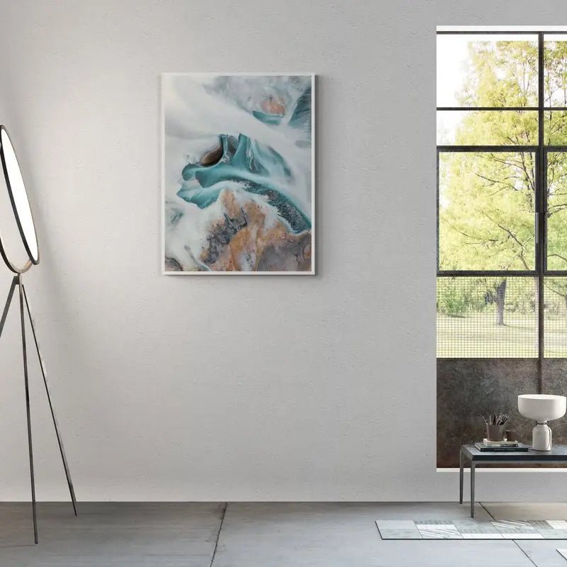 Frozen Mosaic of Flóahreppur, Iceland