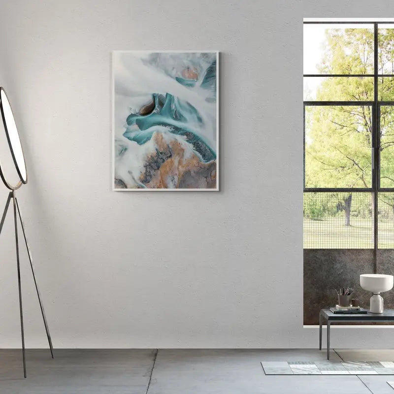 Frozen Mosaic of Flóahreppur, Iceland