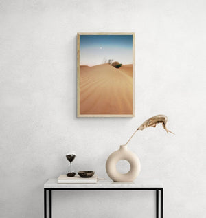 "Lunar Whisper over Mungo Dunes" - Mungo National Park, Australia