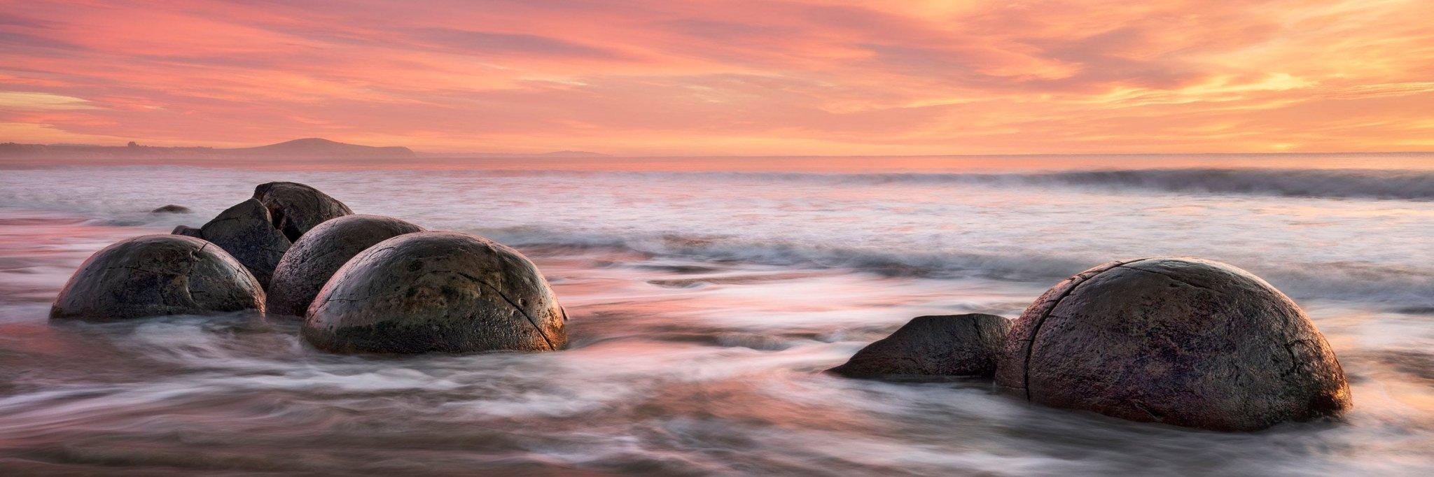 Moeraki Sunrise, Moeraki Beach, New Zealand