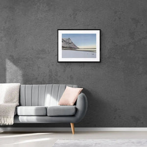 Snowclad Shores: The Arctic Beach of Senja, Norway