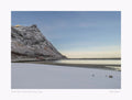 Snowclad Shores: The Arctic Beach of Senja, Norway