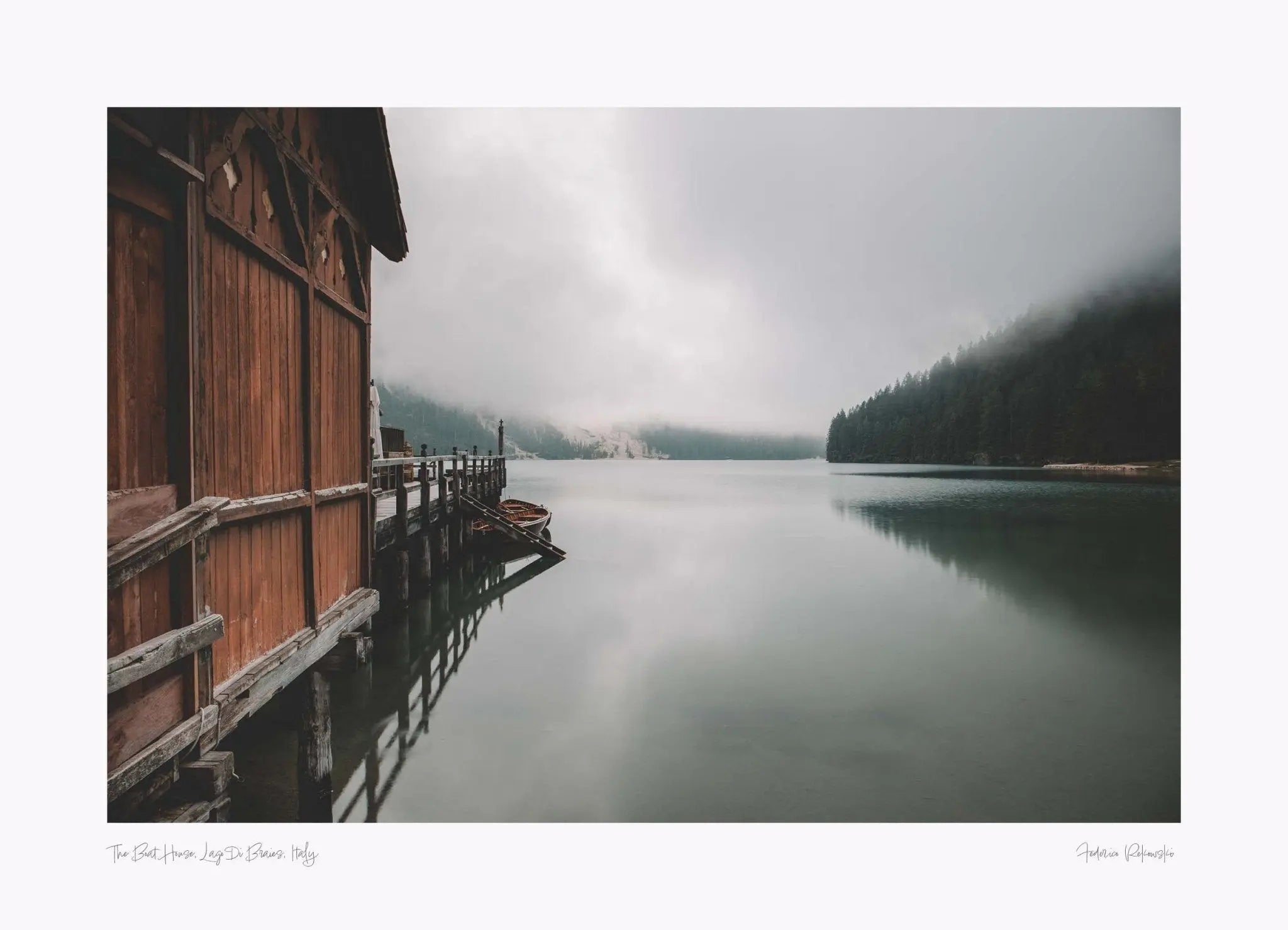 The Boat House, Lago Di Braies, Italy
