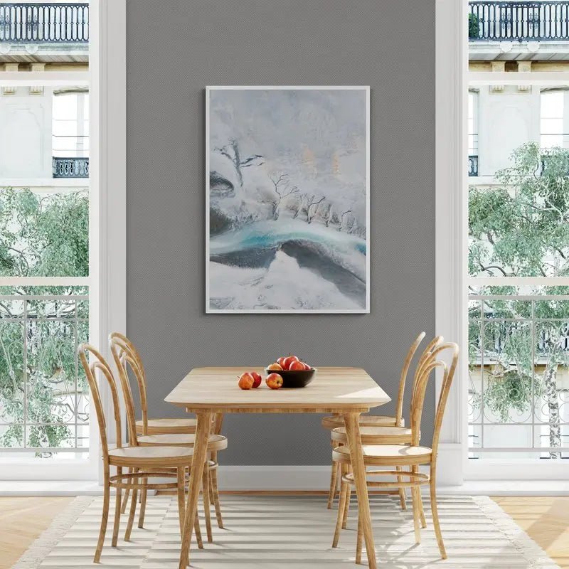 Winter's Embrace at Fjord di Papos, Iceland