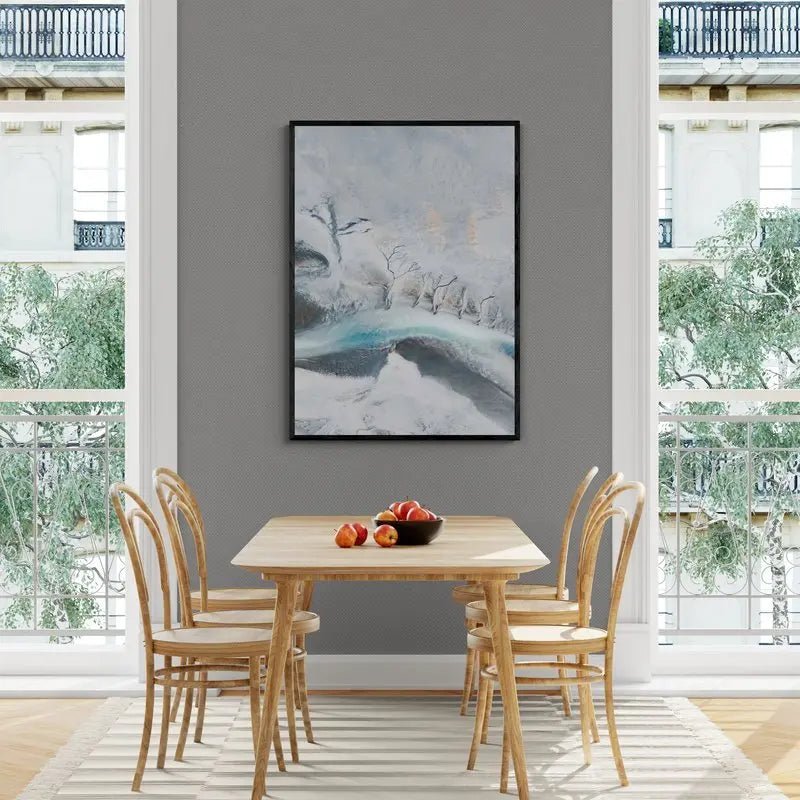 Winter's Embrace at Fjord di Papos, Iceland