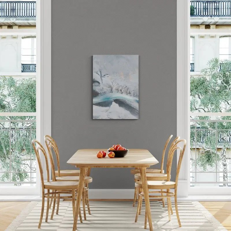 Winter's Embrace at Fjord di Papos, Iceland