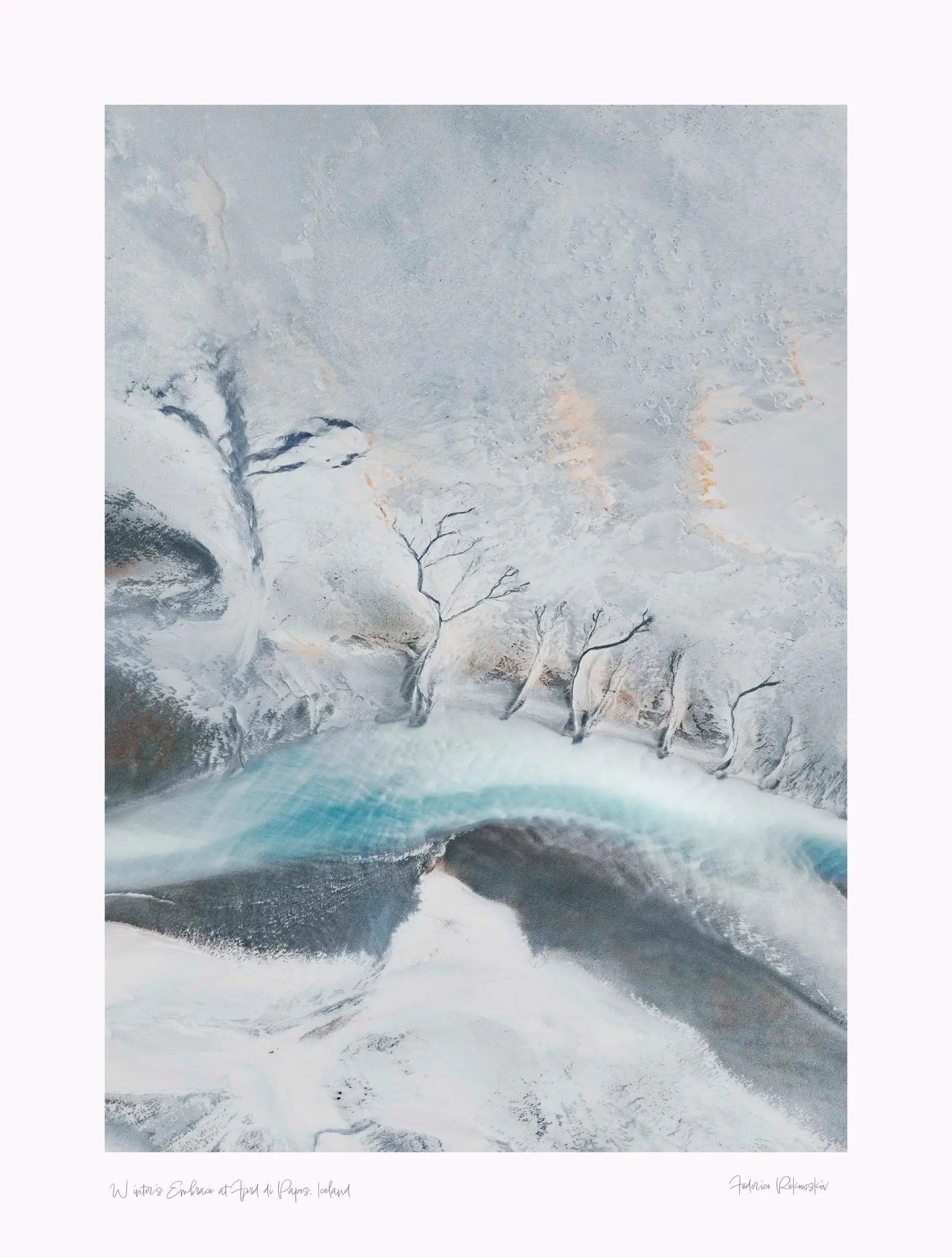 Winter's Embrace at Fjord di Papos, Iceland