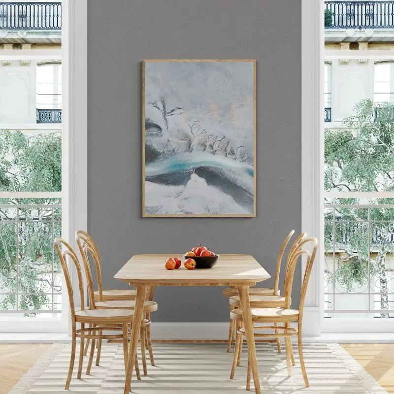 Winter's Embrace at Fjord di Papos, Iceland